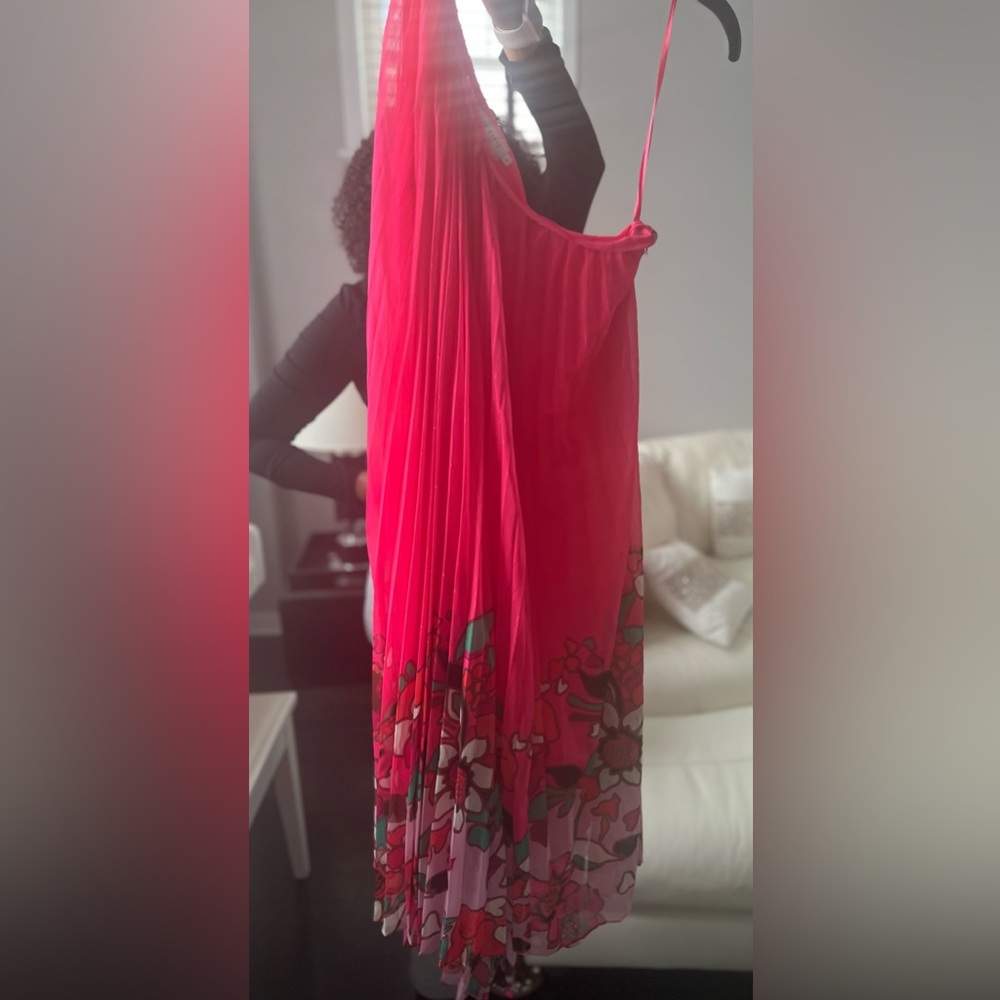 Ted Baker Hot Pink Slip Dress with Delicate Straps